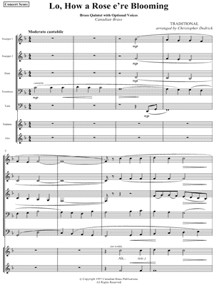 Lo, How a Rose E're Blooming