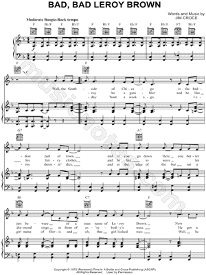 Bad, Bad Leroy Brown