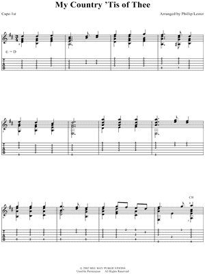 My Country 'Tis of Thee