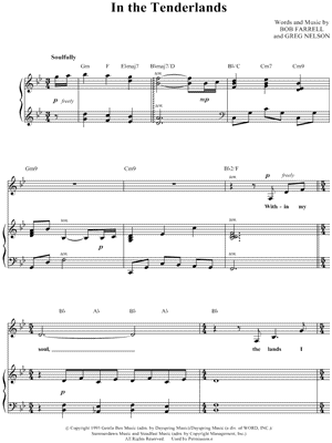In the Tenderlands by Sandi Patty - Sheet Music