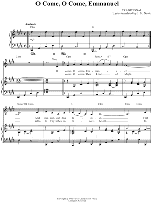 O Come, O Come, Emmanuel