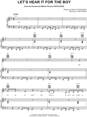 Let's Hear It for the Boy