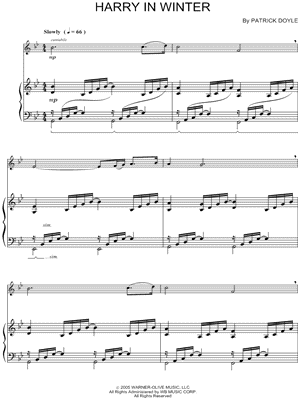 Harry in Winter - Piano Accompaniment (Winds)