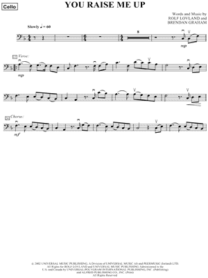 You Raise Me Up by Josh Groban - Sheet Music