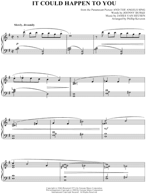It Could Happen To You by Dorothy Lamour - Sheet Music