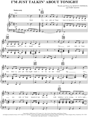 I'm Just Talkin' About Tonight