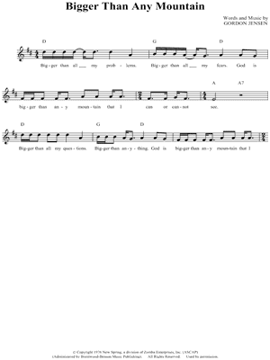 Bigger Than Any Mountain