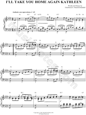 I'll Take You Home Again Kathleen