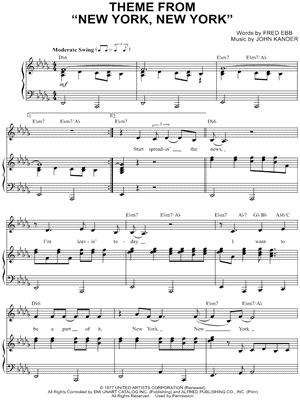 Theme from New York, New York