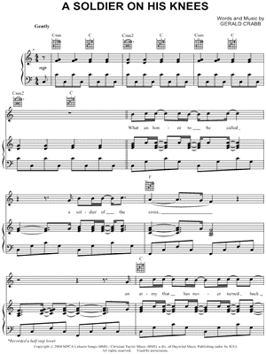 A Soldier on His Knees