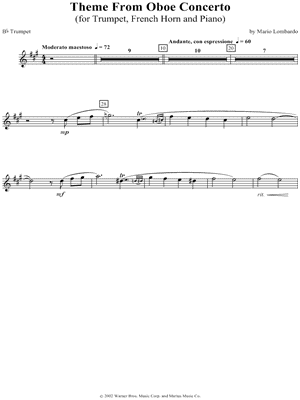 Theme From Oboe Concerto