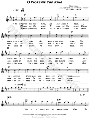 O Worship the King