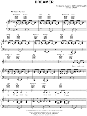 Dreamer by Bethany Dillon - Sheet Music