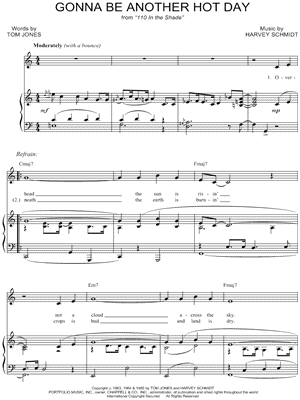 Gonna Be Another Hot Day by Stephen Douglass - Sheet Music