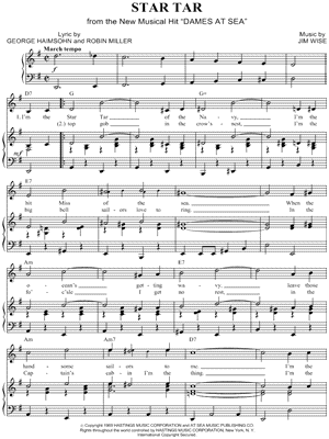Star Tar by Bernadette Peters - Sheet Music
