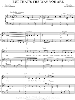 But That's the Way You Are