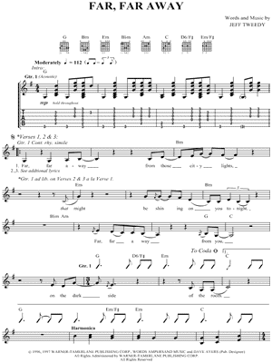 Far, Far Away by Wilco - Sheet Music