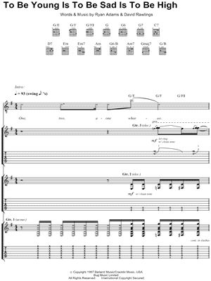 To Be Young Is To Be Sad Is To Be High