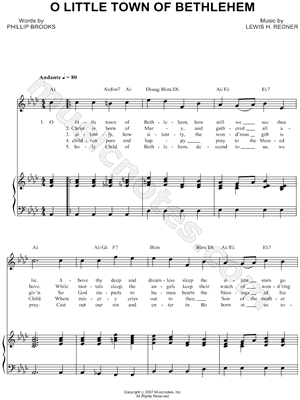 O Little Town of Bethlehem