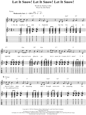 Let It Snow! Let It Snow! Let It Snow!