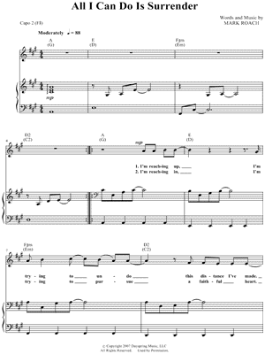 All I Can Do Is Surrender