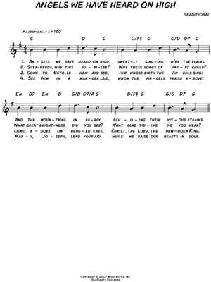 Angels We Have Heard on High