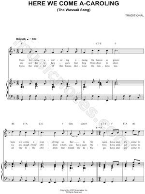 Here We Come A-Caroling