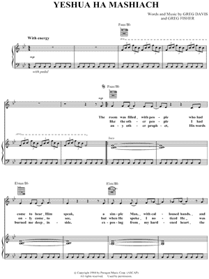 Yeshua Ha Mashiach by Greg Davis - Sheet Music