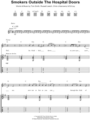 Smokers Outside the Hospital Doors