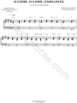 O Come, O Come, Emmanuel