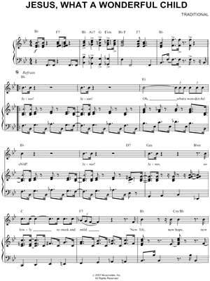 Jesus, What a Wonderful Child