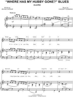 "Where Has My Hubby Gone?" Blues