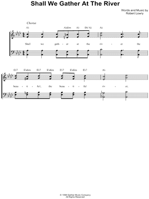 Shall We Gather At the River by Bill & Gloria Gaither - Sheet Music
