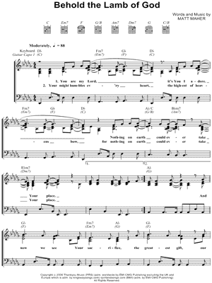 Behold the Lamb of God