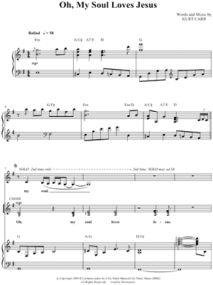 Oh, My Soul Loves Jesus