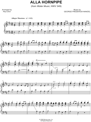 Alla Hornpipe from Water Music