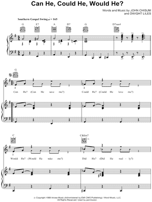 Can He, Could He, Would He?