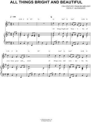 All Things Bright and Beautiful