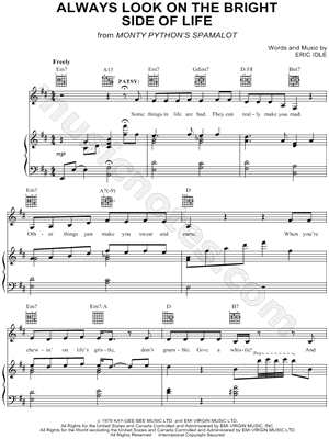 Always Look on the Bright Side of Life