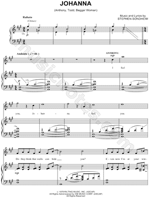 Johanna (Anthony, Todd, Beggar Woman)