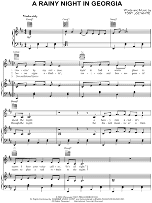 A Rainy Night in Georgia