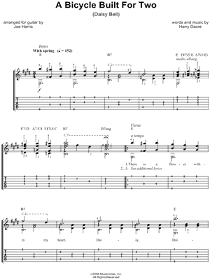 A Bicycle Built for Two