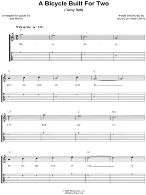 A Bicycle Built for Two