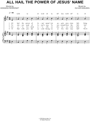 All Hail the Power of Jesus' Name