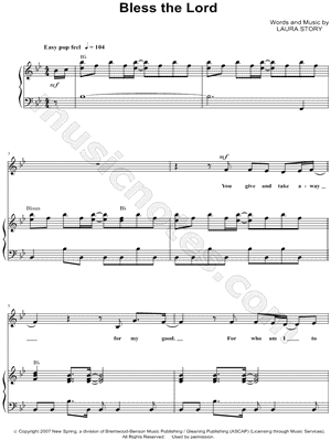 Bless the Lord