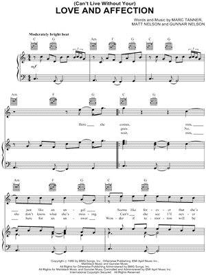 (Can't Live Without Your) Love and Affection