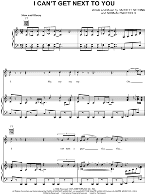 I Can't Get Next To You