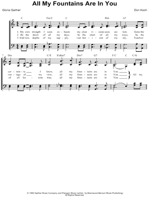 All My Fountains Are In You