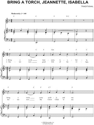 Bring a Torch, Jeannette, Isabella