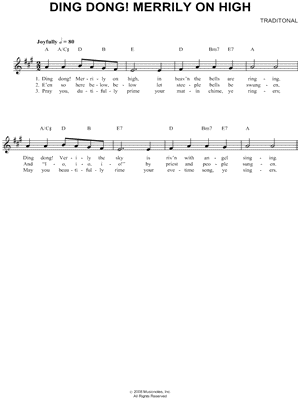 Ding Dong! Merrily on High